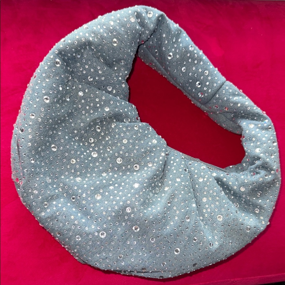 Light Denim rhinestone Bag